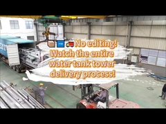 Livraison d'une château d'eau en structure d'acier