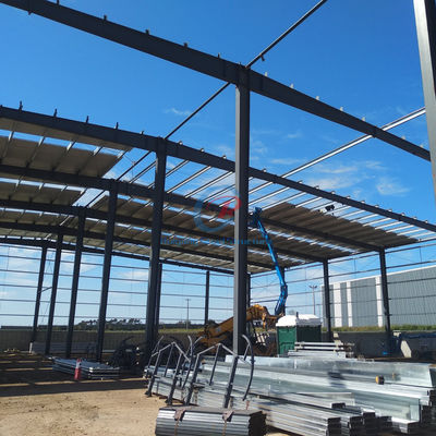 Structure préfabriquée en acier préfabriquée Hangar Atelier bâtiment entrepôt avec grande envergure