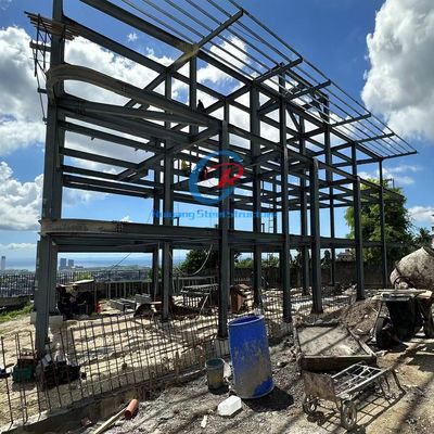 Construction en acier à plusieurs étages résistant au feu pour des espaces de travail sûrs