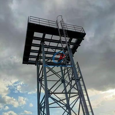 Tour d' eau en acier galvanisé, réservoir de stockage d' eau surélevé Utilisation efficace de l' espace
