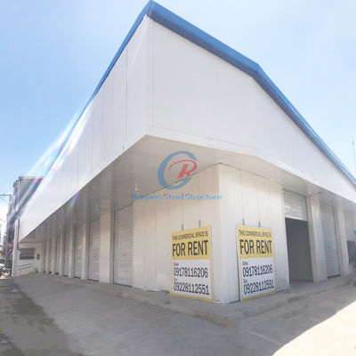 Q235 Q355 Structure en acier PEB, Structure en acier commercial