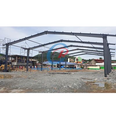 Cour de basket-ball en acier préfabriqué résistant aux intempéries