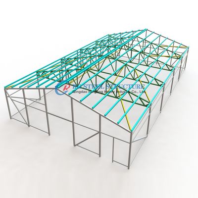 Structure de bâtiment métallique préfabriquée sur mesure pour des solutions de stockage efficaces