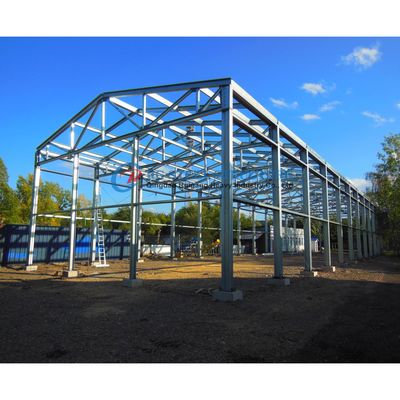 Structure en acier galvanisé / peint entrepôt de stockage résistant aux tremblements de terre