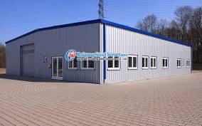 Style industriel Conception préfabriquée en acier entrepôt léger