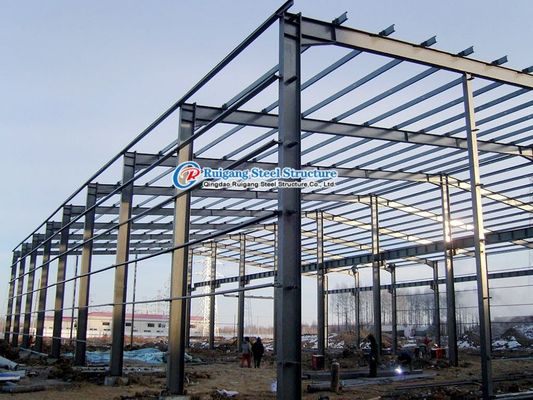 Construction de bâtiments de stockage en acier à structure de gable conçue par des professionnels