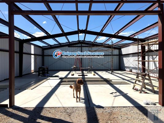 Galvanisation cadre en acier préfabriqué bâtiment de structure en acier usine industrielle légère
