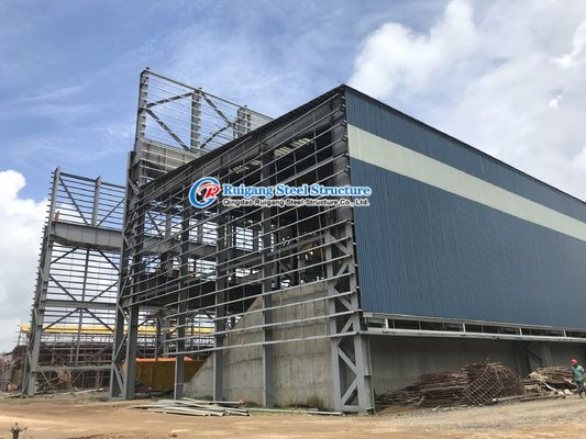 AWS Atelier de construction en acier Peb dessin bâtiment de bureaux préfabriqué entrepôt industriel