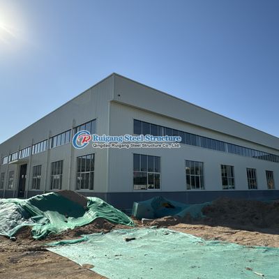 Facile à construire structure préfabriquée en acier entrepôt hangar