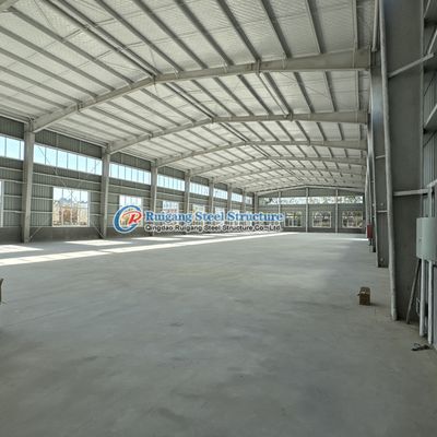 Fabrication préfabriquée d'atelier logistique bâtiments d'entrepôt en acier