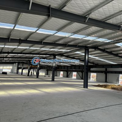 Entrepôt de structure en acier industriel préfabriqué modulaire sur mesure