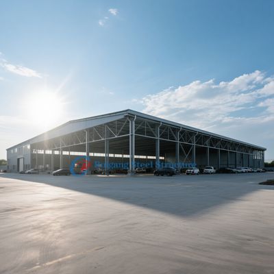 Entrepôt de structure en acier Q355B pour installations industrielles