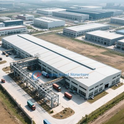 Entrepôt à structure en acier préfabriqué polyvalent et personnalisable