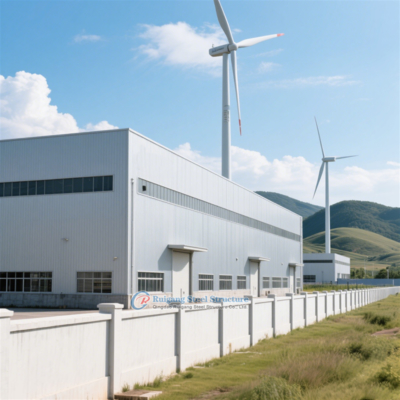 Entrepôt de structure en acier sur mesure pour la volaille et le bétail