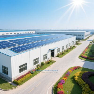 Entrepôt de structure en acier sur mesure Léger Design moderne