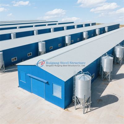 Constructions en acier durable Fabrication de bâtiments en acier galvanisé sur mesure pour le bétail