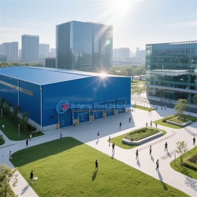 Structures d'entrepôt en acier durables préfabriquées pour la distribution mondiale