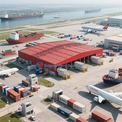 Entrepôt préfabriqué en métal, structure en acier, atelier, bâtiment, entrepôt