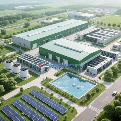 Bâtiment de stockage en structure métallique préfabriquée et préfabriquée sur mesure